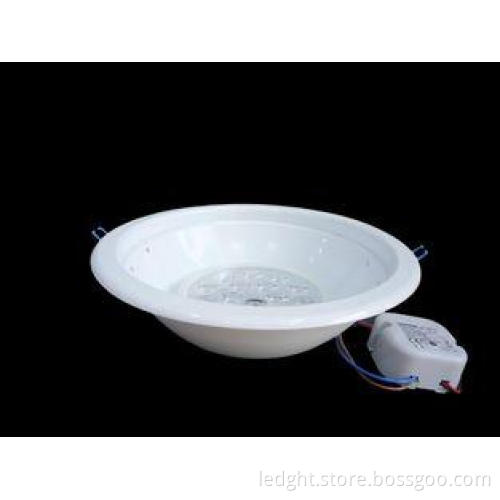 15W IP54 AC220V 1300lm 6500k Power Factor 0.9 LED Recessed